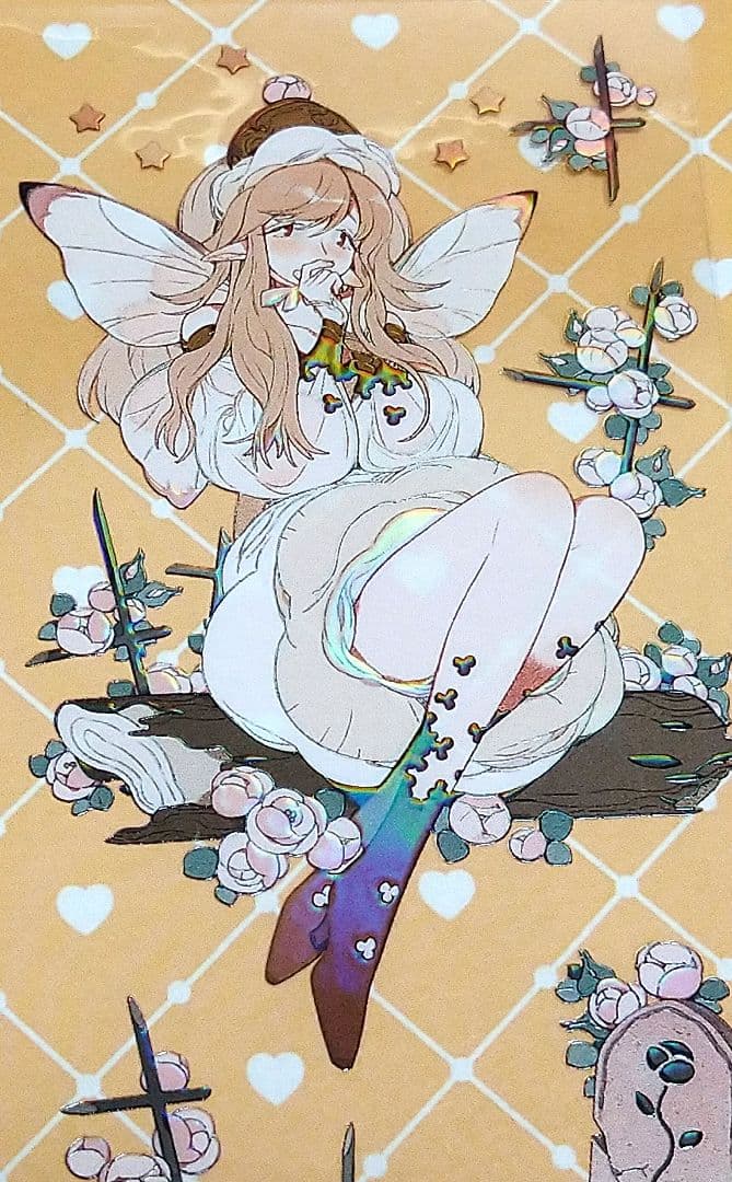 ✩のこり２✩J1038＃荒森精灵(炫彩)鲸落印象切り売り海外人物マステ女の子