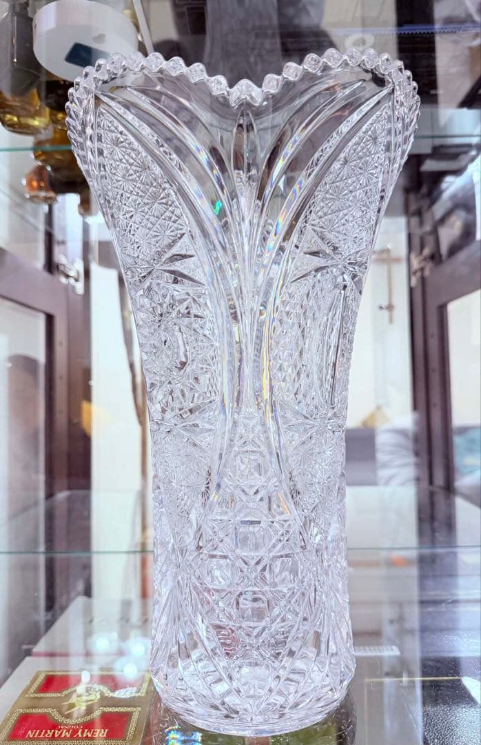 KAMEI クリスタル 24%花瓶 Japan.