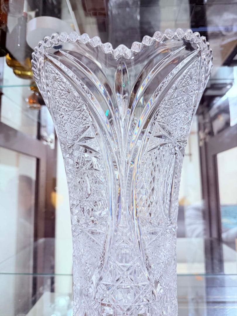 KAMEI クリスタル 24%花瓶 Japan.