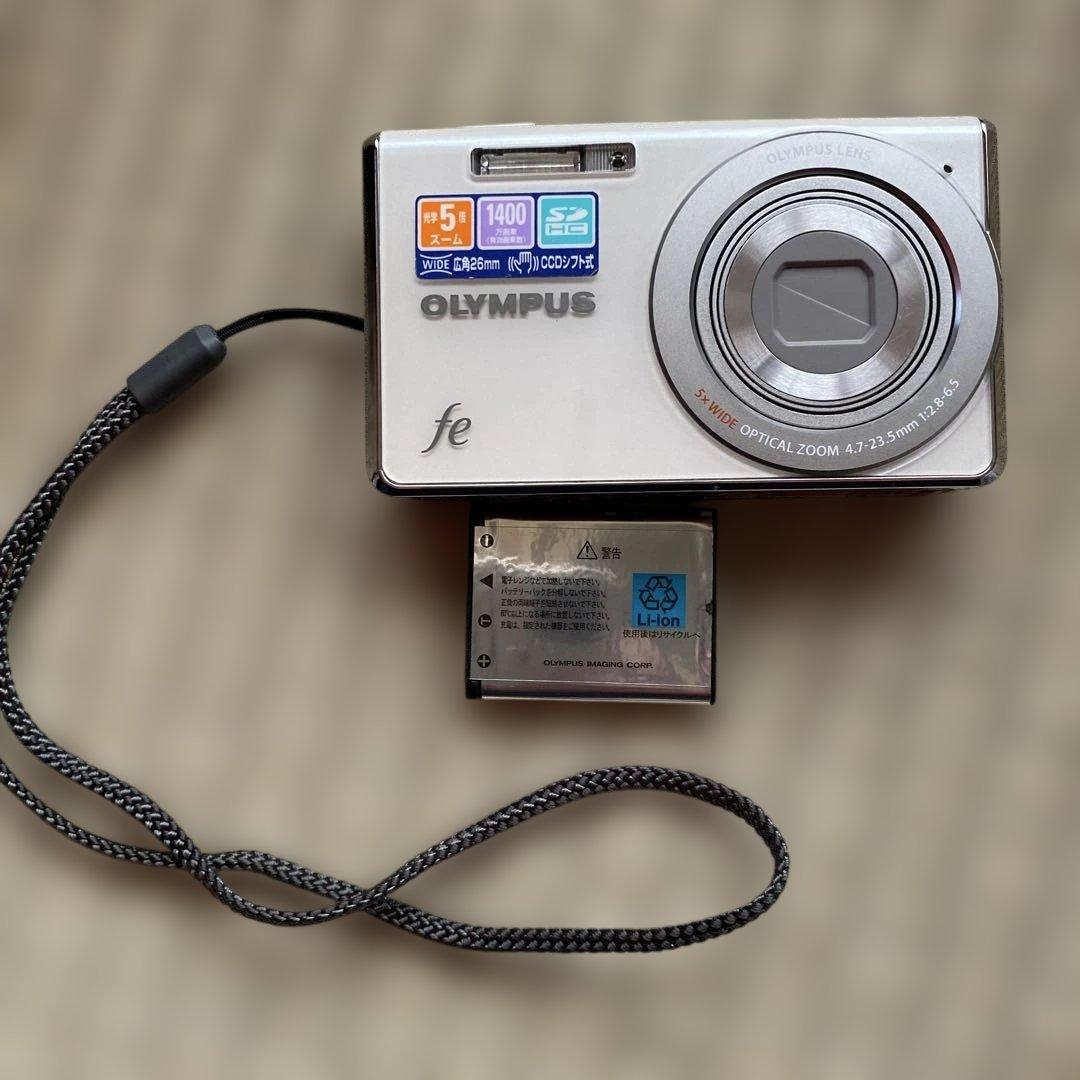 OLYMPUS FE-5030 コンパクトデジタルカメラ ピンク 動作品