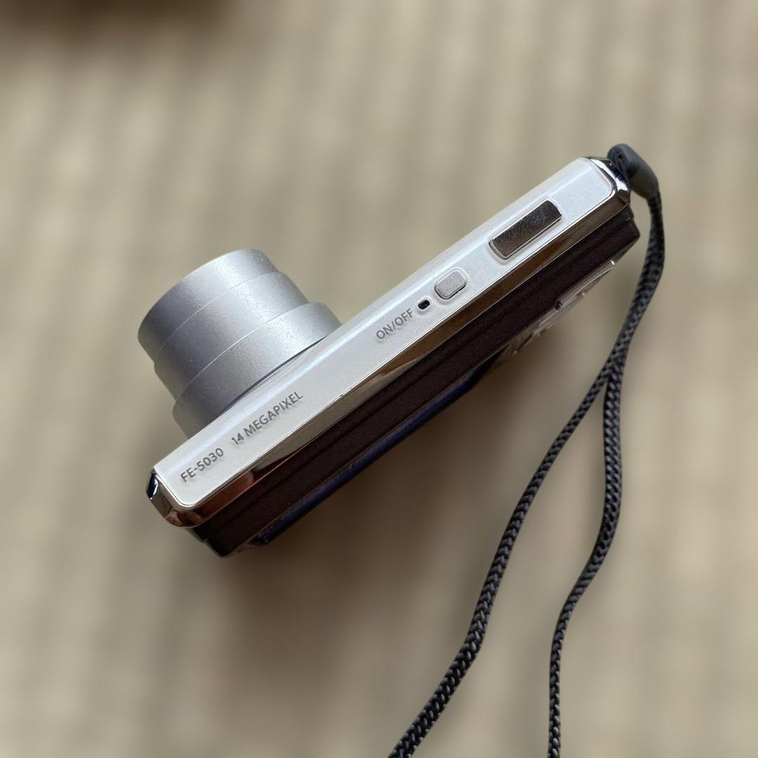 OLYMPUS FE-5030 コンパクトデジタルカメラ ピンク 動作品