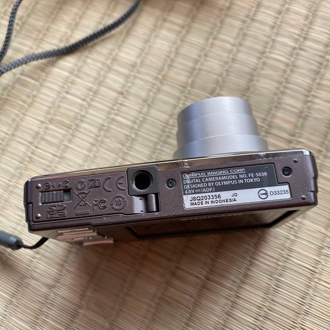 OLYMPUS FE-5030 コンパクトデジタルカメラ ピンク 動作品