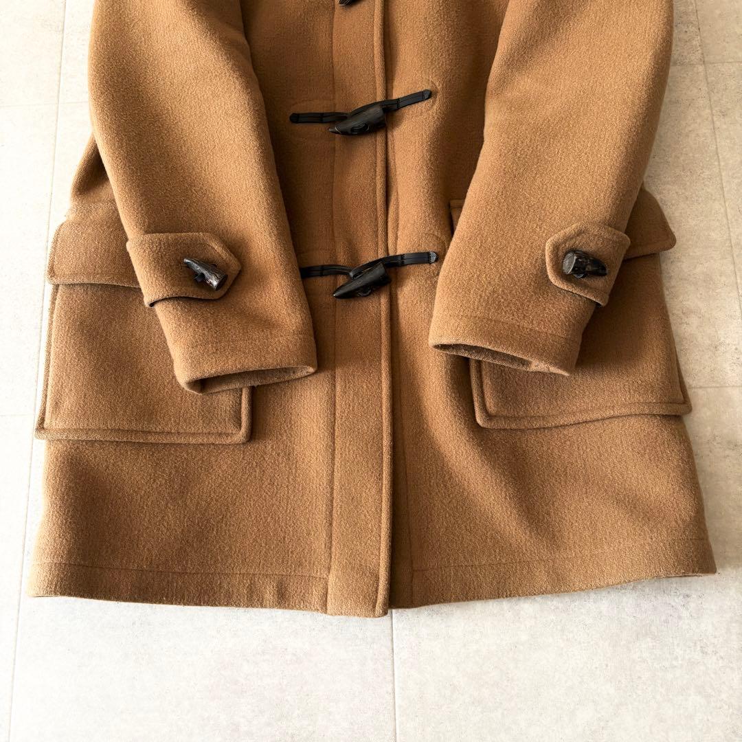 Gloverall グローバーオール ダッフルコート S キャメル チェック