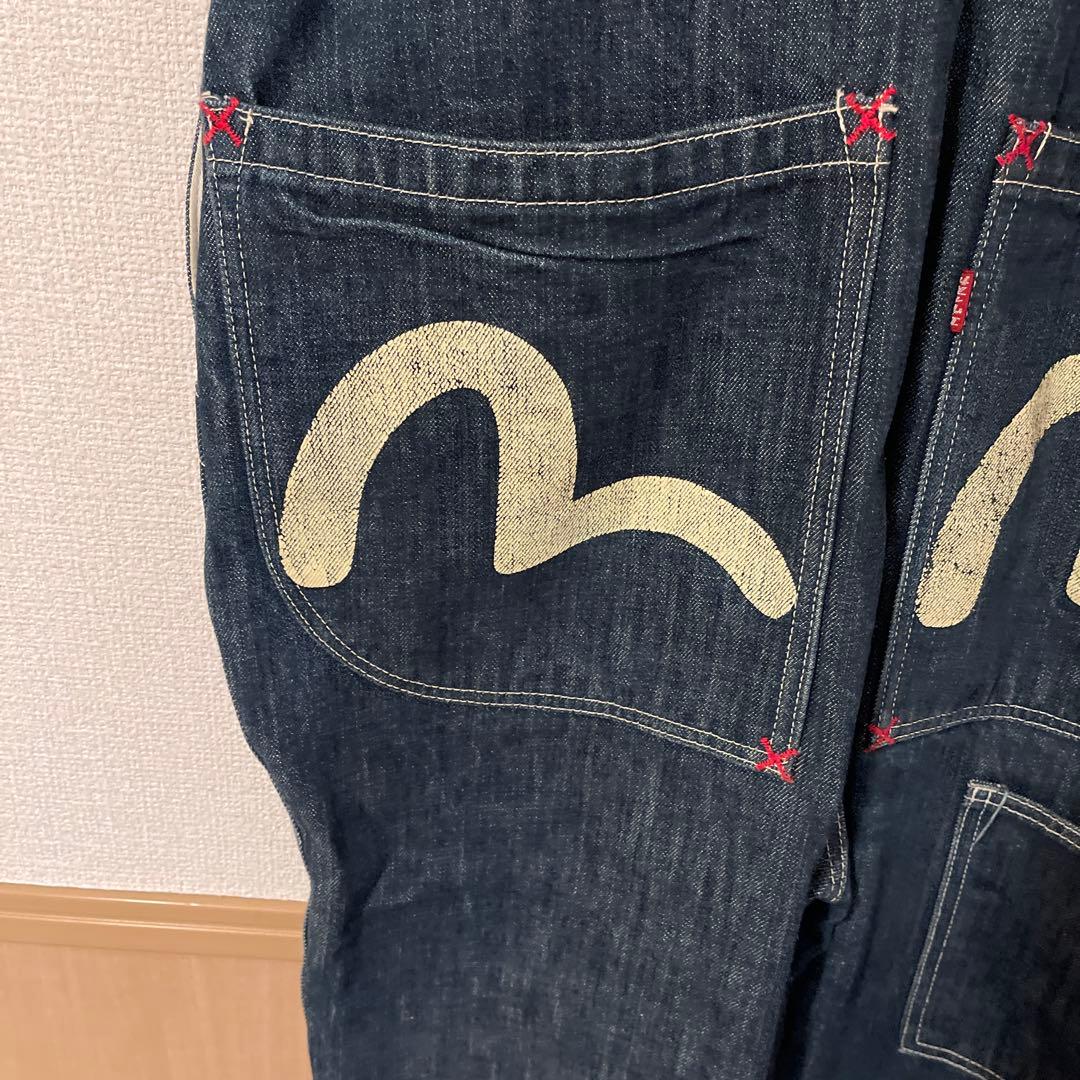 エヴィス EVISU デニムオーバーオール