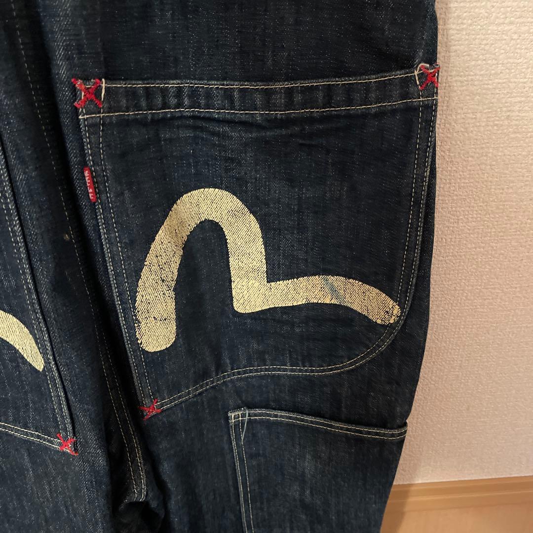 エヴィス EVISU デニムオーバーオール