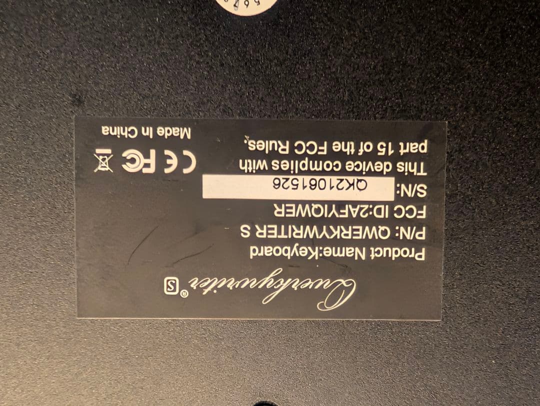 Qwerkywriter レトロタイプライター Bluetoothキーボード