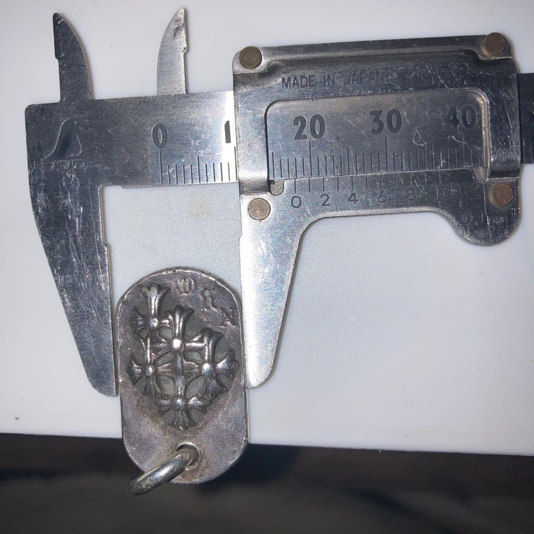 け*ゅ様 CHROME HEARTS　レイズドセメタリークロスドッグタグ 199