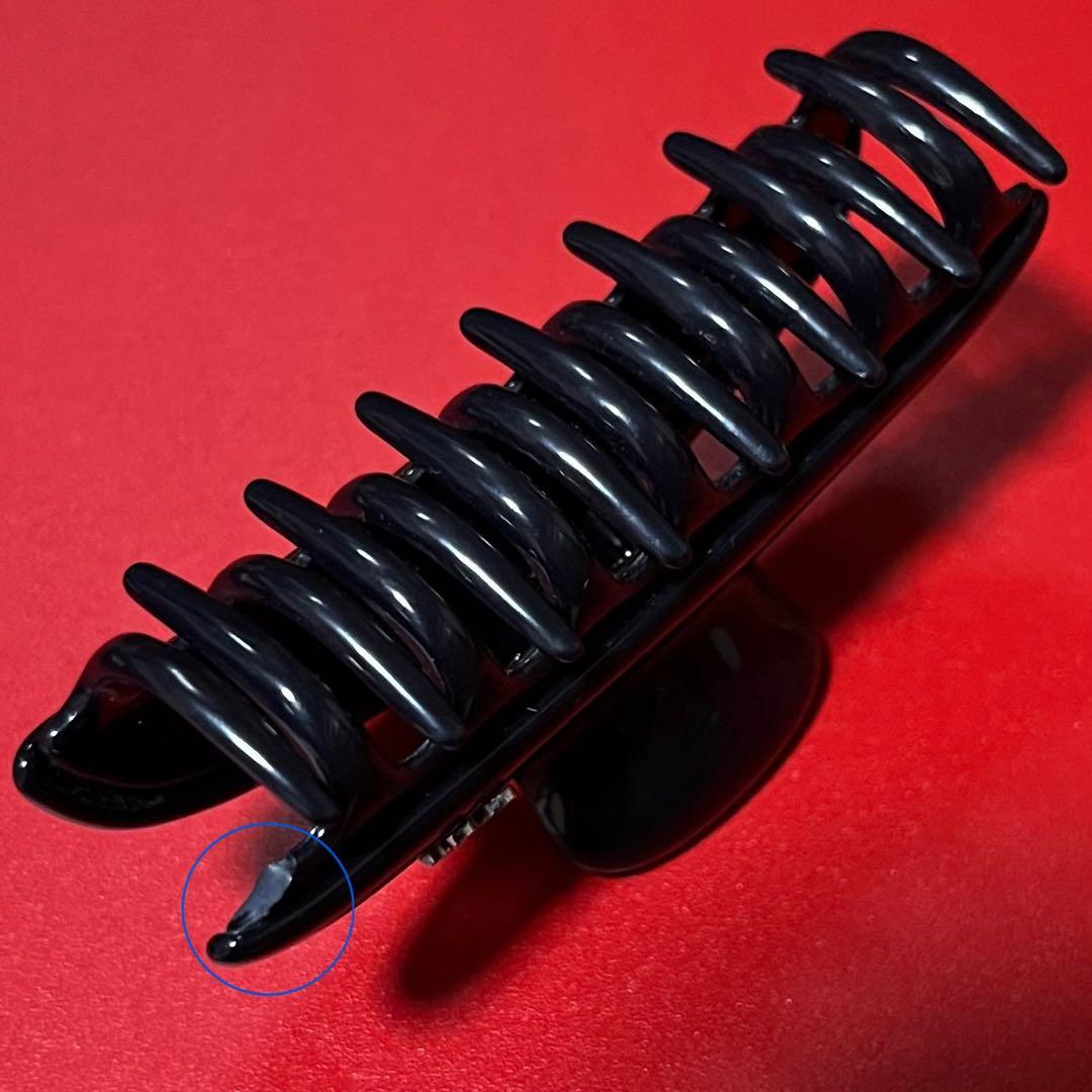 ACCA ヘアクリップ　大・小　ブラック　足1本欠あり