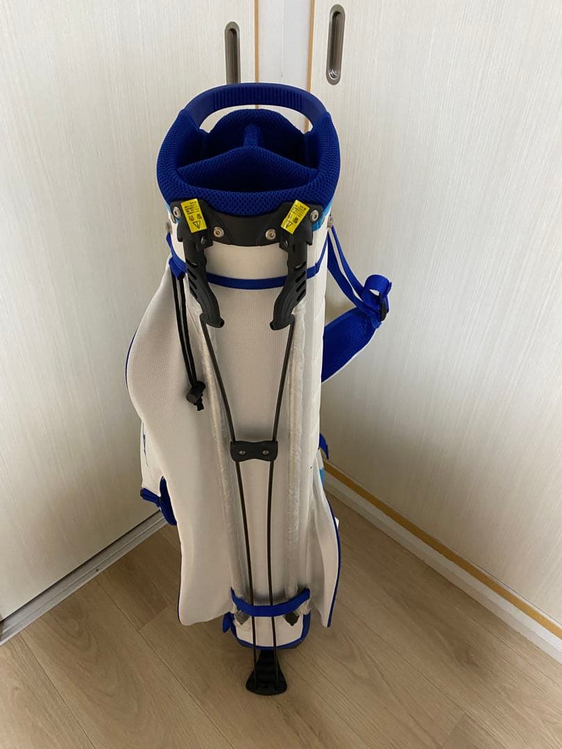 ミズノ MIZUNO キャディバッグ ホワイト/ブルー 新品未使用