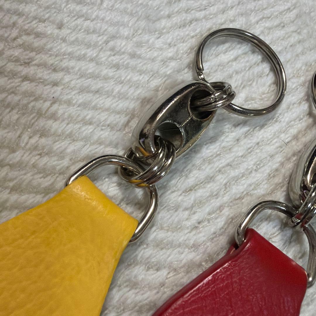 フェラーリ オフィシャル レザー キーリング 2個セット Ferrari