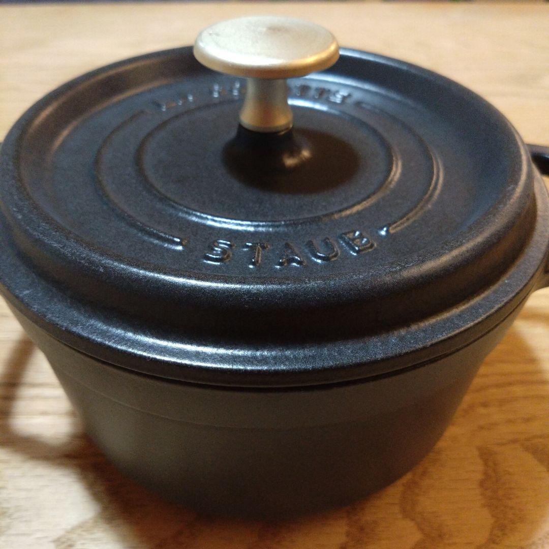 STAUB ストウブ ココット ラウンド 16cm 黒