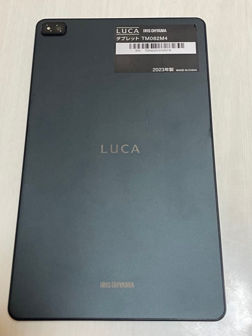 美品　Luca タブレット TM082M4 ブラック