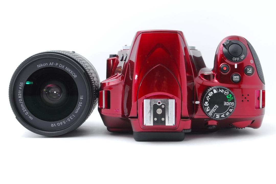 【使用感少美品】Nikon D3400　スマホ転送　レッド　高画質モデル