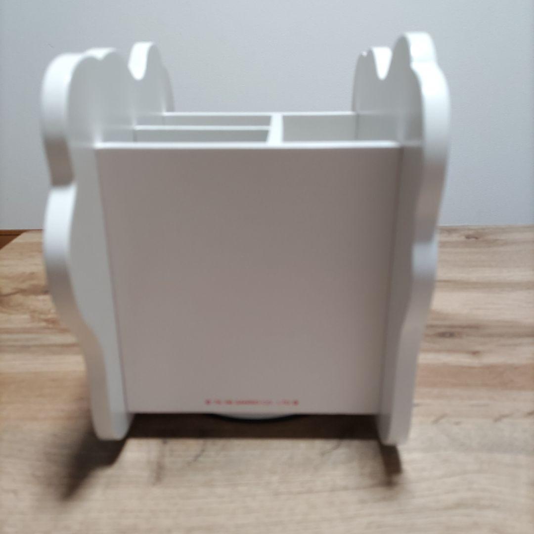 超レア　美品　2006年製　ハローキティリモコンラック＆収納BOX　木製　回転式