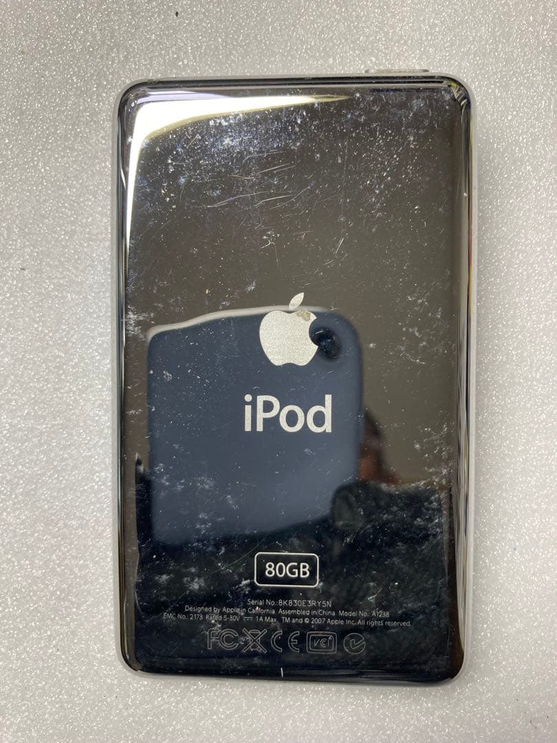 iPod Classic 80GB 動作確認済み　新品バッテリー交換済み超元気