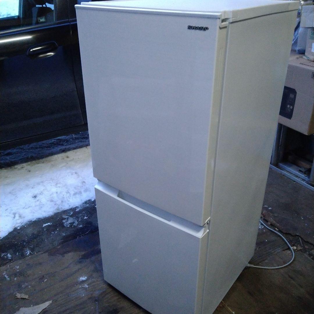 シャープ 冷蔵庫 SJ-D15G-W 152L