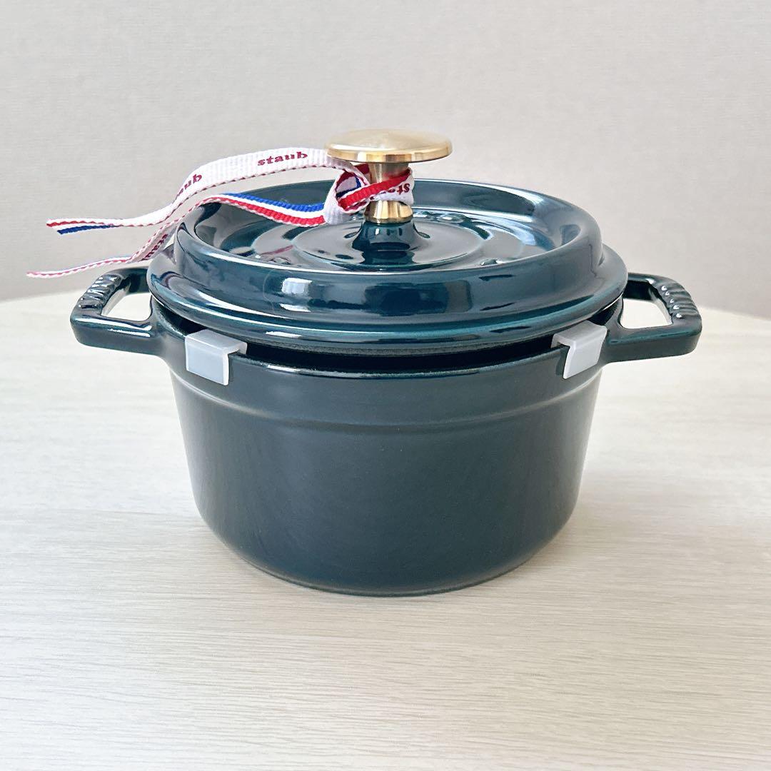 【1週間限定価格】STAUB ストウブ ラウンド 14㎝ ラメール