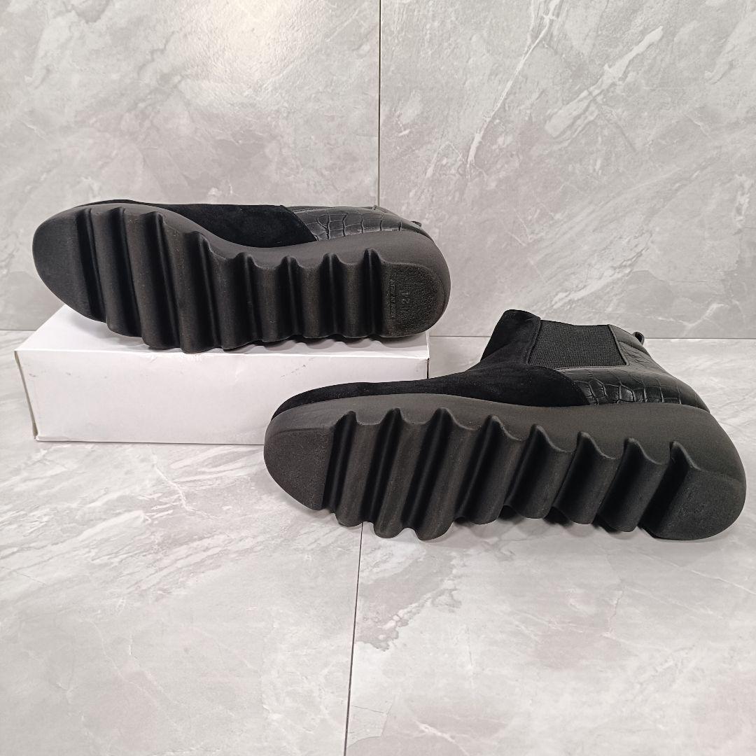 【新品】ヒルズアヴェニュー ウェーブソール サイドゴアブーツ 24.0cm