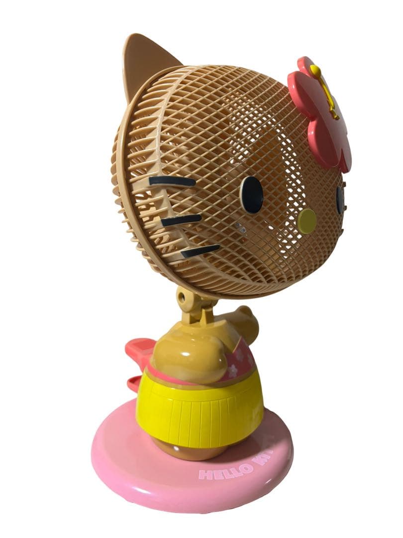 ハローキティ 卓上扇風機　日焼けキティ　ガングロキティ　サンリオ