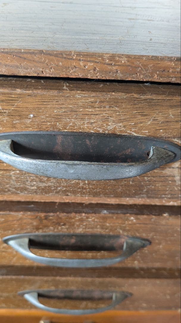 アンティーク　木製3段引き出し 箪笥