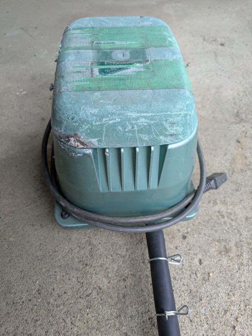 動作品　ダイヤフラム取替済　ブロワー HP-150 　風量190リッター出てます