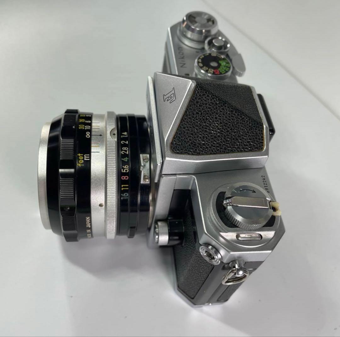 SALE[中古美品]ニコンＦ　アイレベルニッコ-ルSオ-ト1：1.4 50mm付