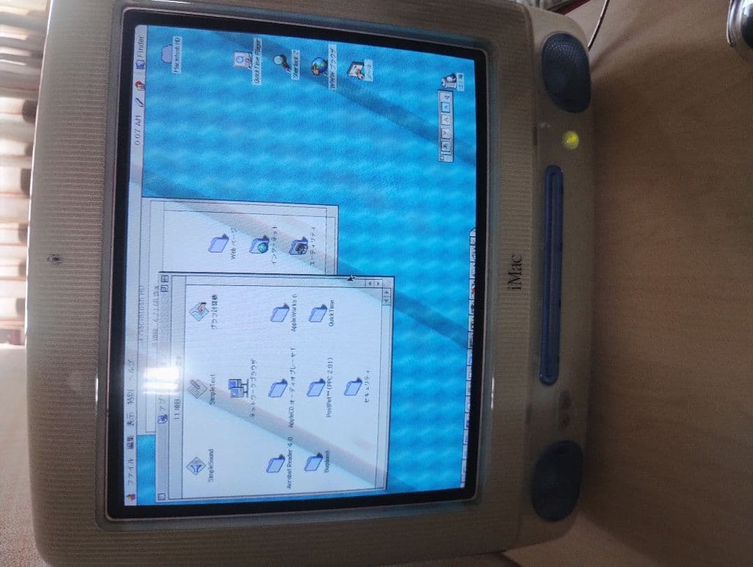 Apple iMac G3 青/透明　ジャンク