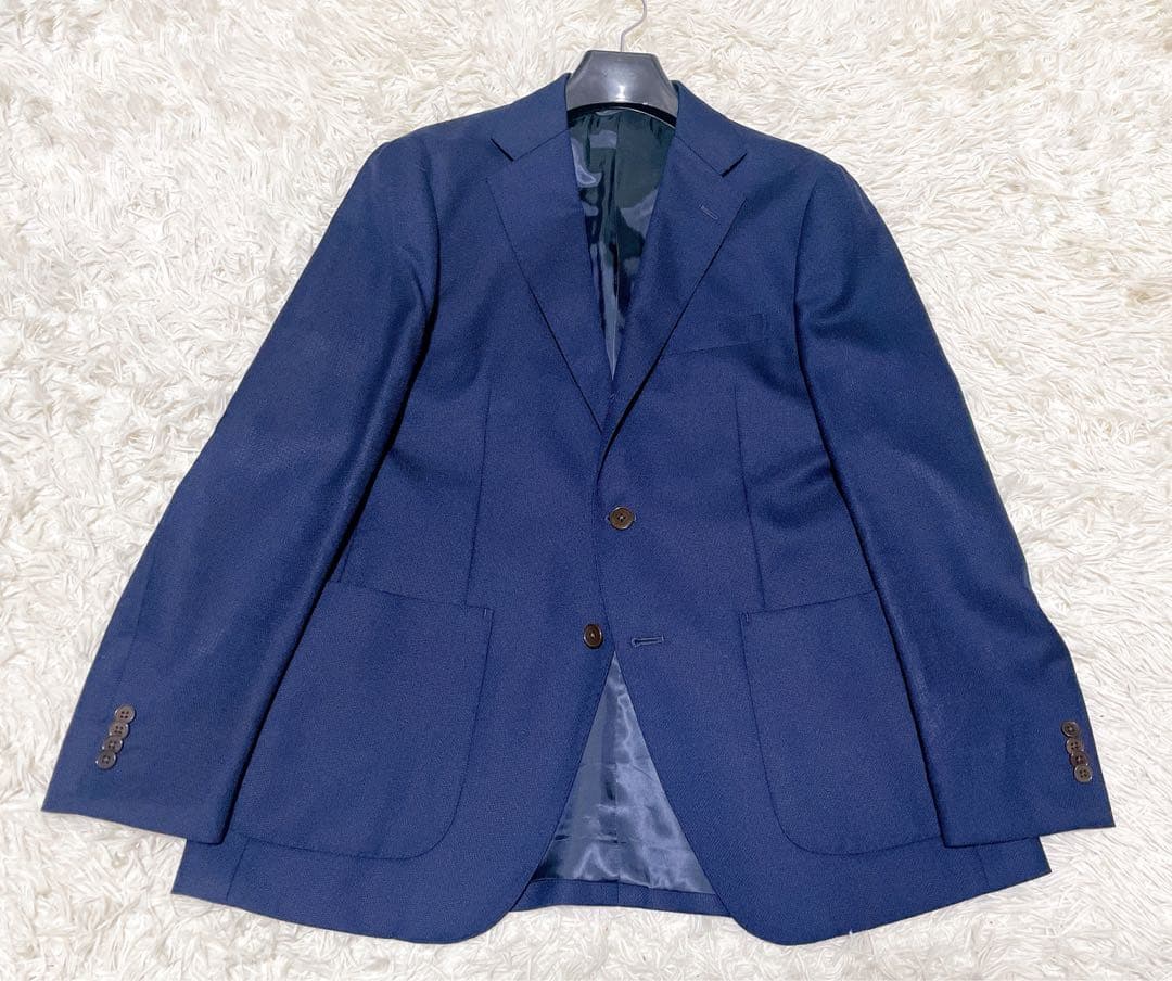 UNIVERSAL LANGUAGE CANONICO ネイビージャケット