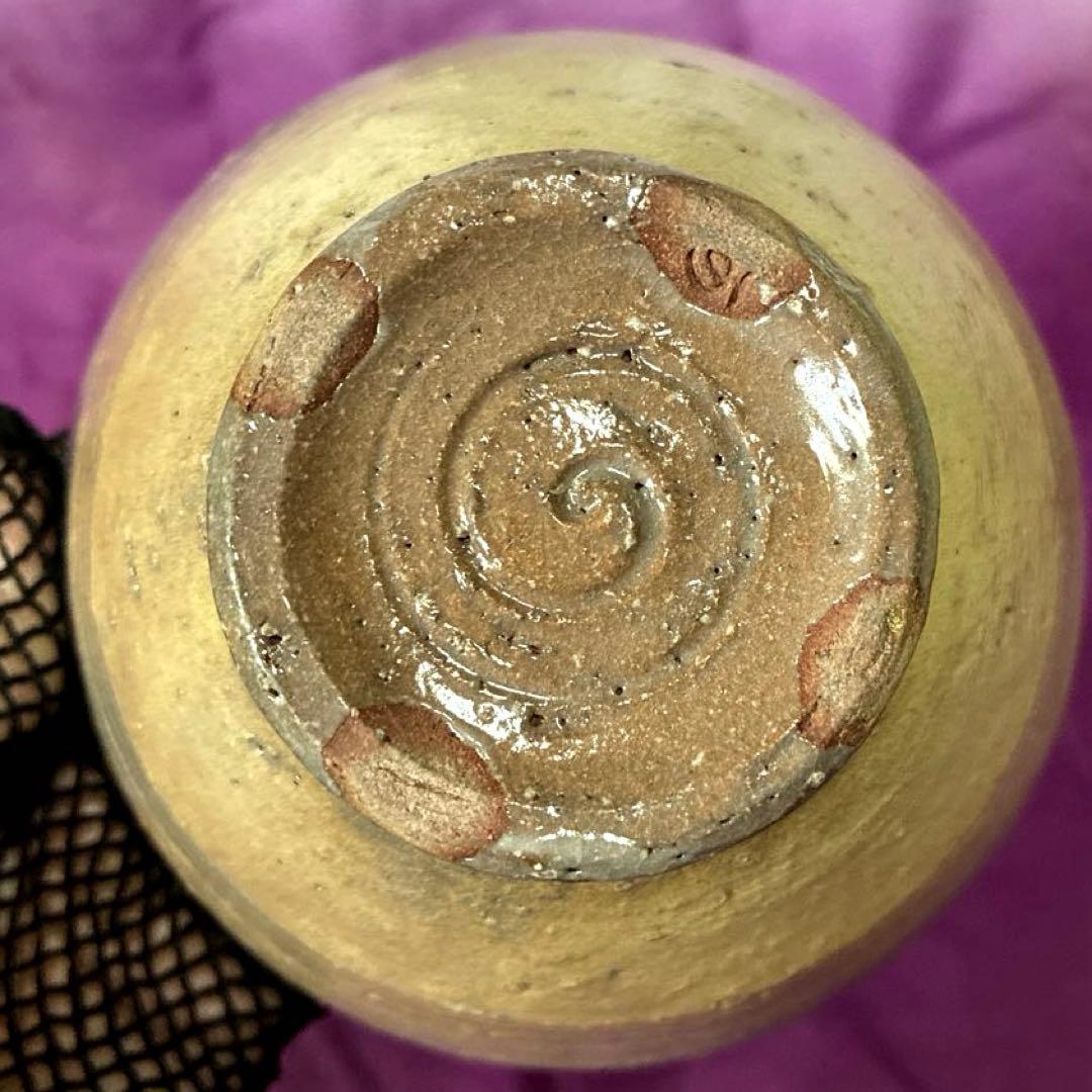 【茶道碗】赤津焼窯元　長谷窯　加藤錦雄 作　茂三写し　￥57,350 桐箱.暦栞