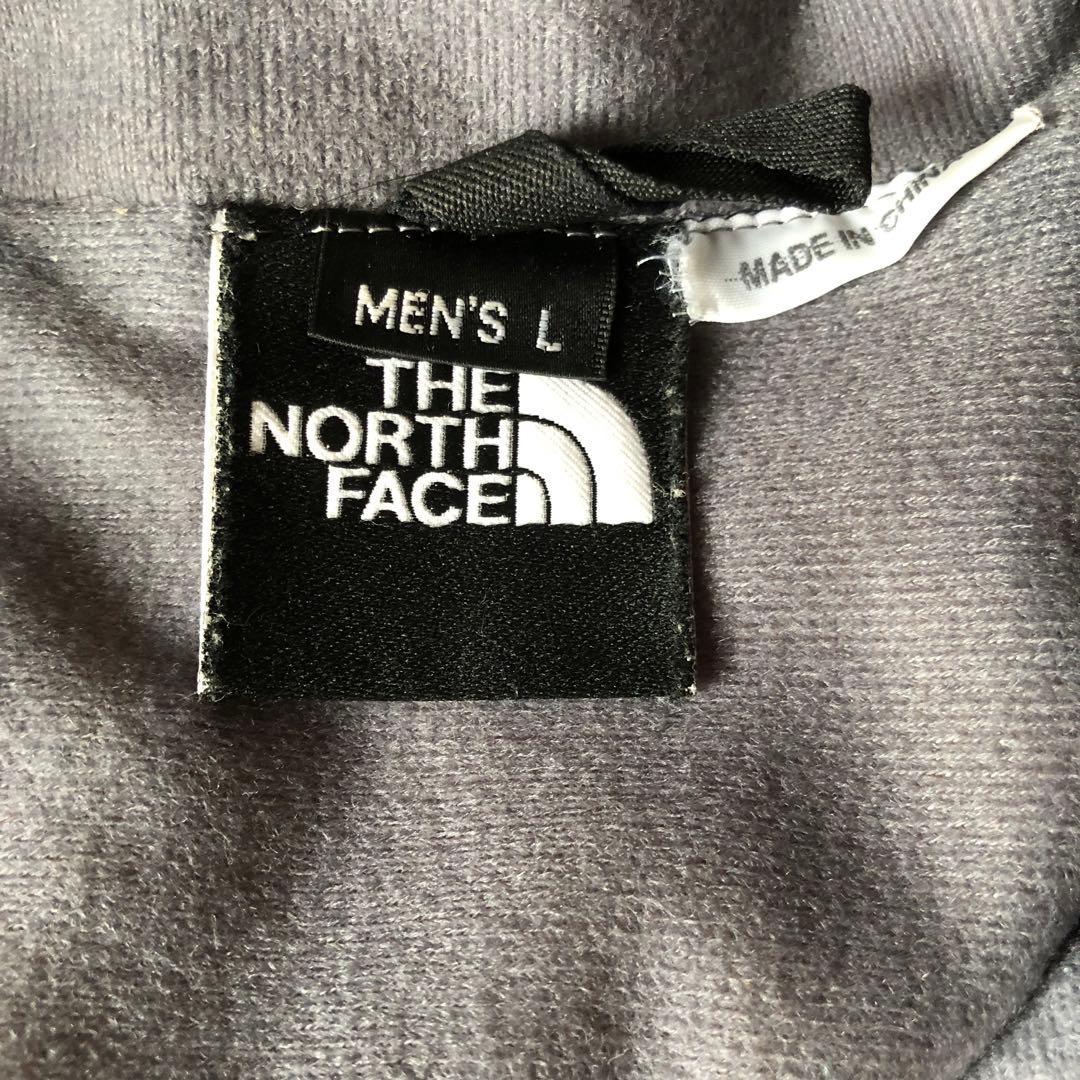 【レア】ザノースフェイスTHE NORTH FACEロゴ刺繍ハーフジップナイロン