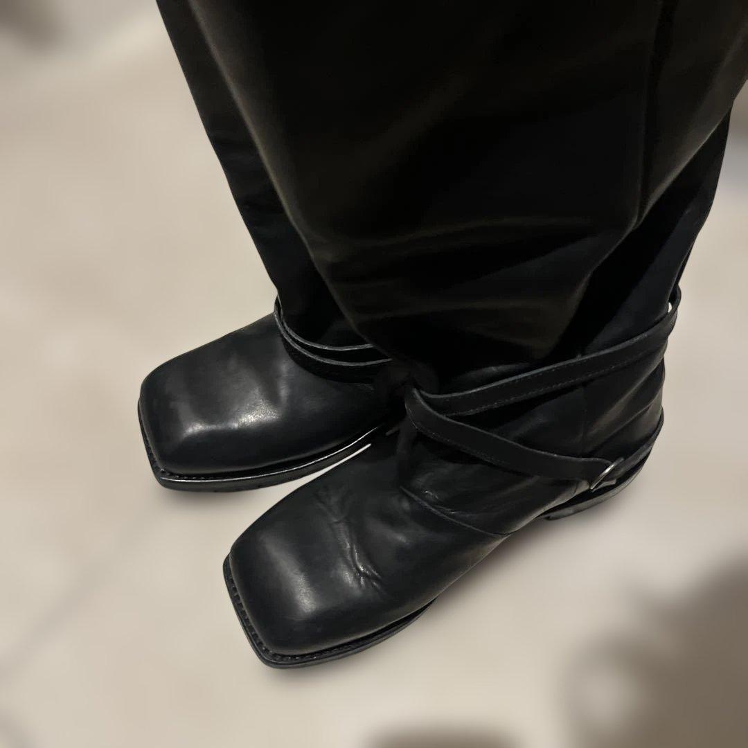 靴 OUR LEGACY HIGH ENGINE BOOT / BLACK 41