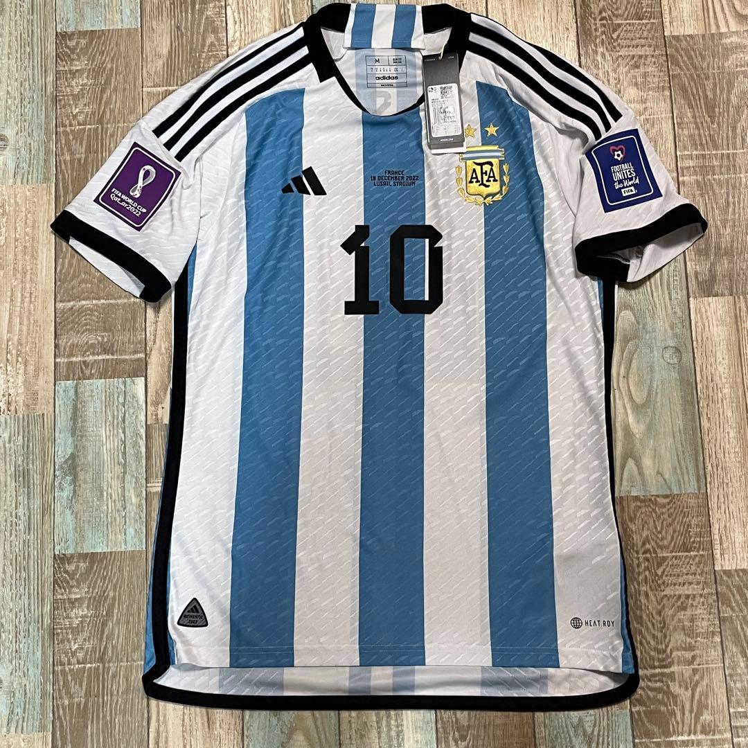 アルゼンチン代表 2022W杯決勝戦 選手仕様 メッシ ユニフォーム