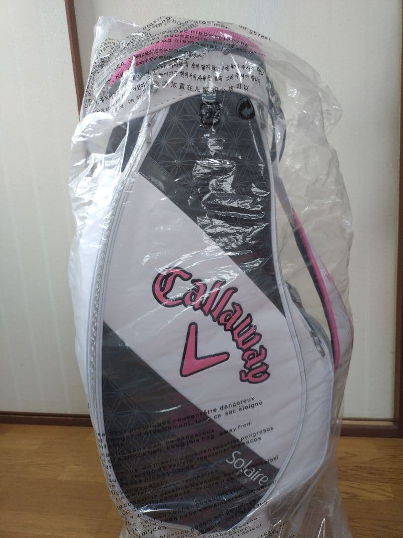 Callaway キャロウェイ キャディバッグSolaire　ホワイト/ピンク