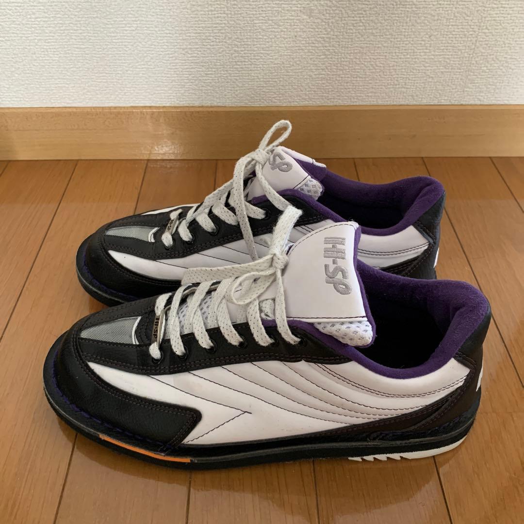 HI-SP ボウリングシューズ ホワイト/ブラック/パープル　26㎝