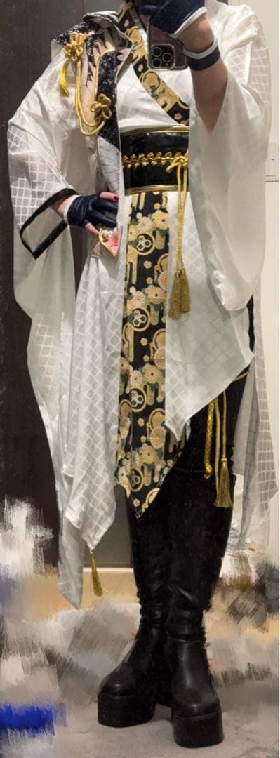 ミュージカル刀剣乱舞 コスプレ衣装 2部 葵咲本紀 鶴丸国永