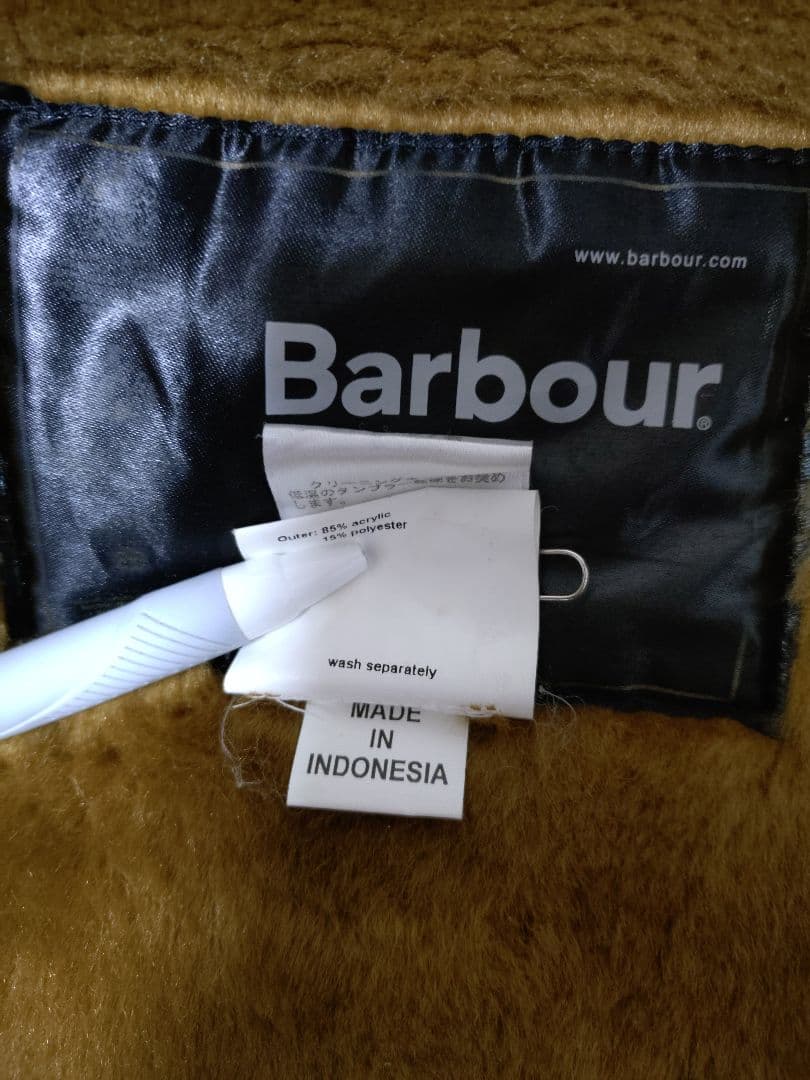 Barbour インナーベスト ブラウン　38