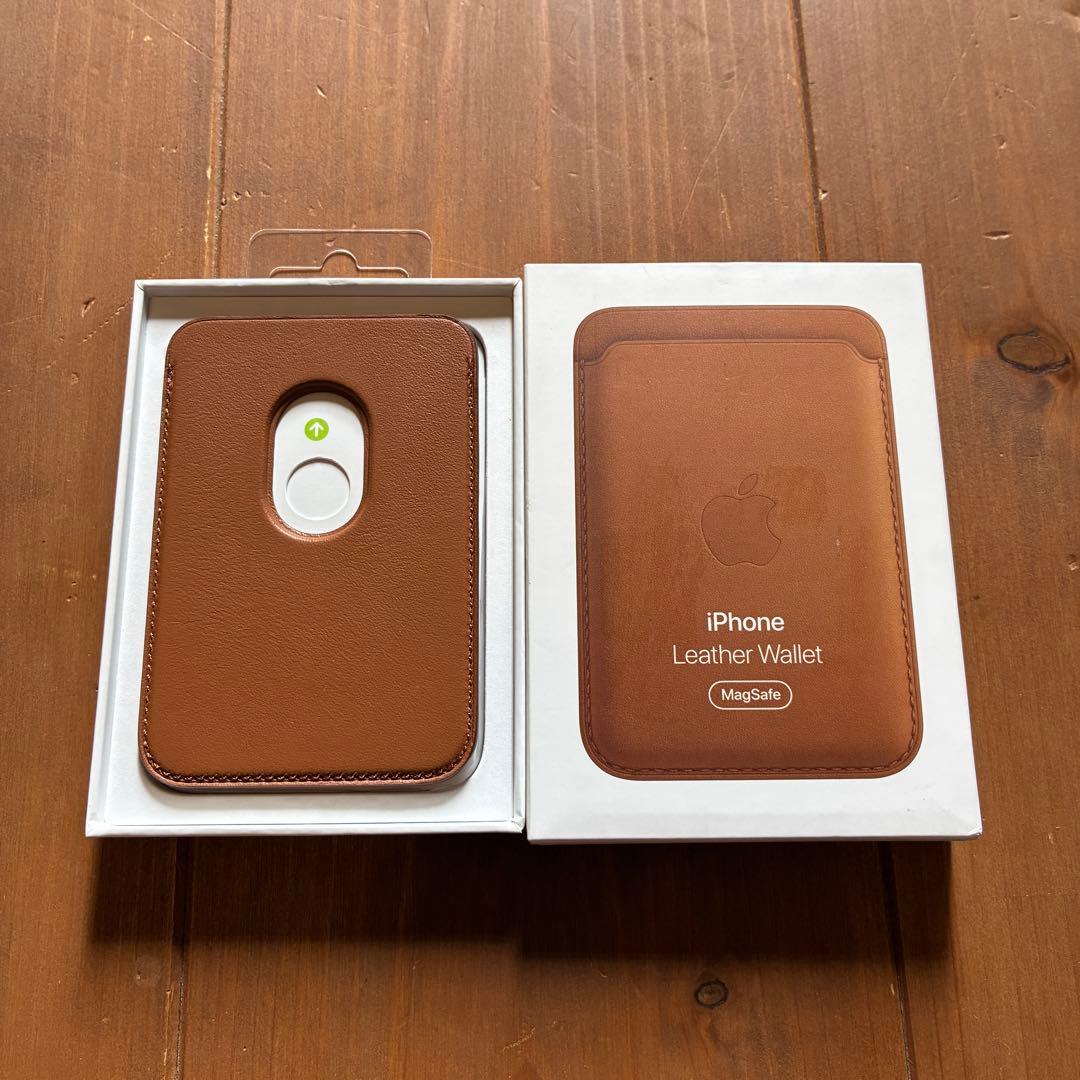 Apple アップル 純正 MagSafe対応iPhoneレザーウォレット