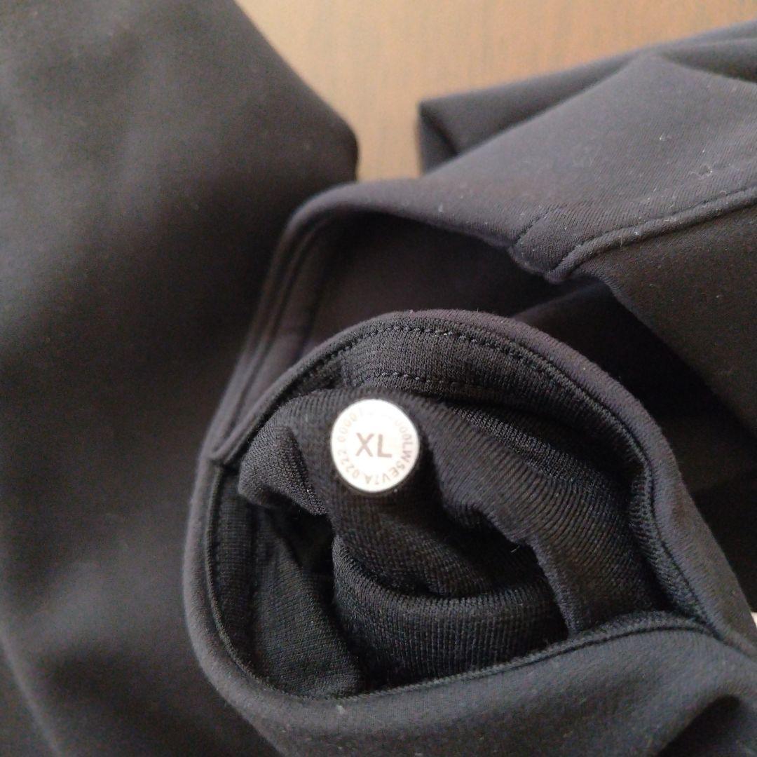 lululemon　ブラックレギンス ウエスト切り替えデザイン　XL タグ付き