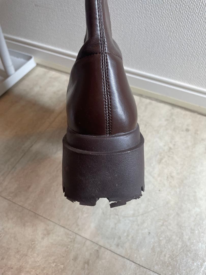 Heather ロングブーツ ブラウン Lサイズ 美品