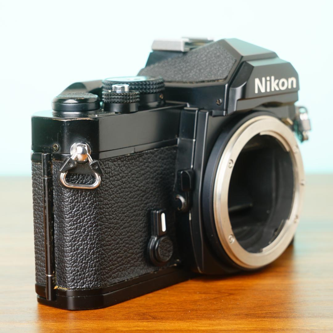 [美品]完動品◎ニコン FM ブラック ボディ フィルムカメラ 防湿庫管理 11