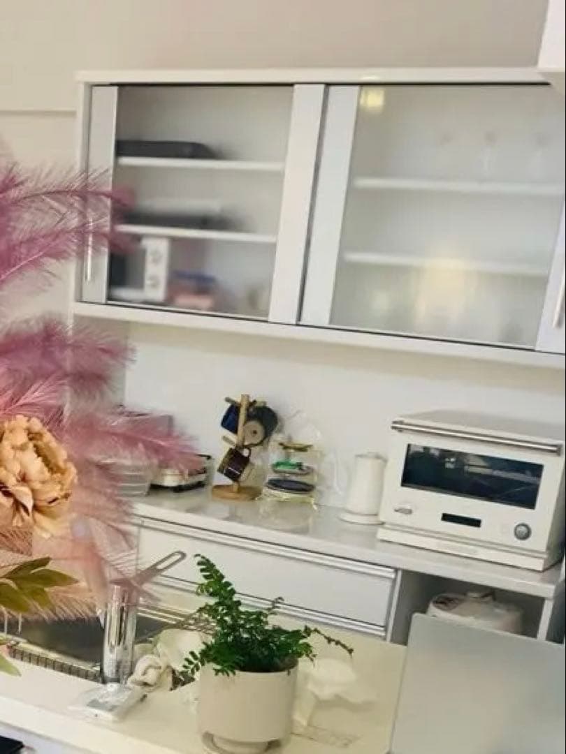 木製キッチンカウンター 中型 シンプルデザイン