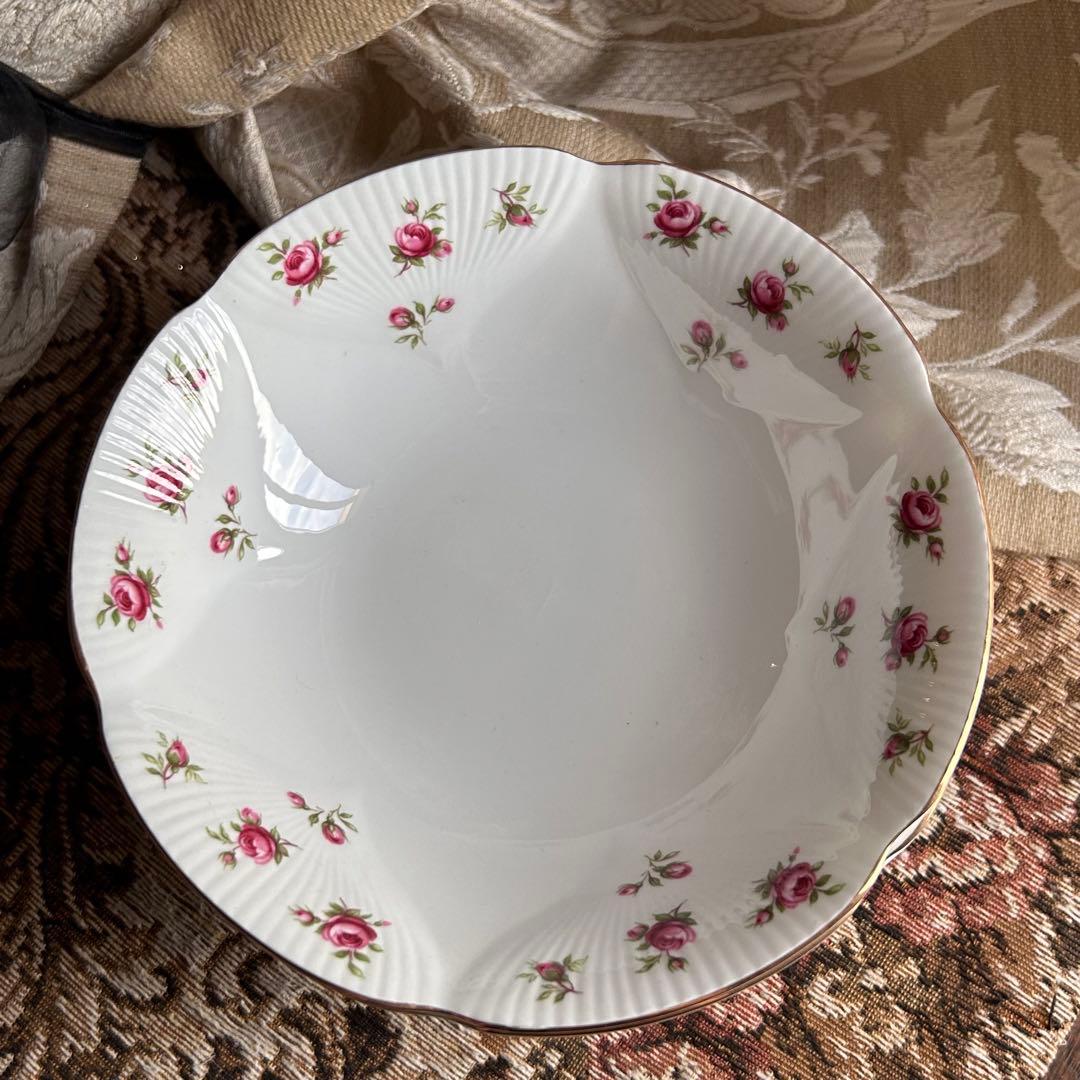 英国製 ...Rosalie 可憐な花びら金彩 ボウル5枚