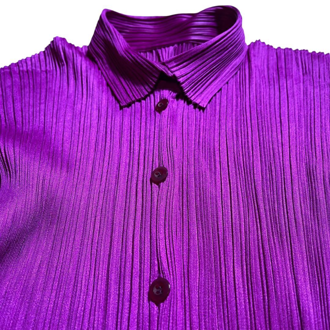 PLEATS PLEASE イッセイミヤケ　シャツ　ブラウス　長袖