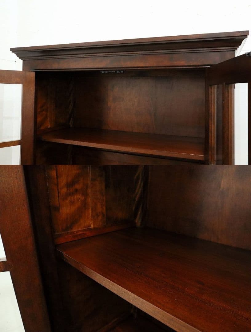 【松本民芸家具】C型本棚・ミズメザクラ無垢・書棚・ブックシェルフ