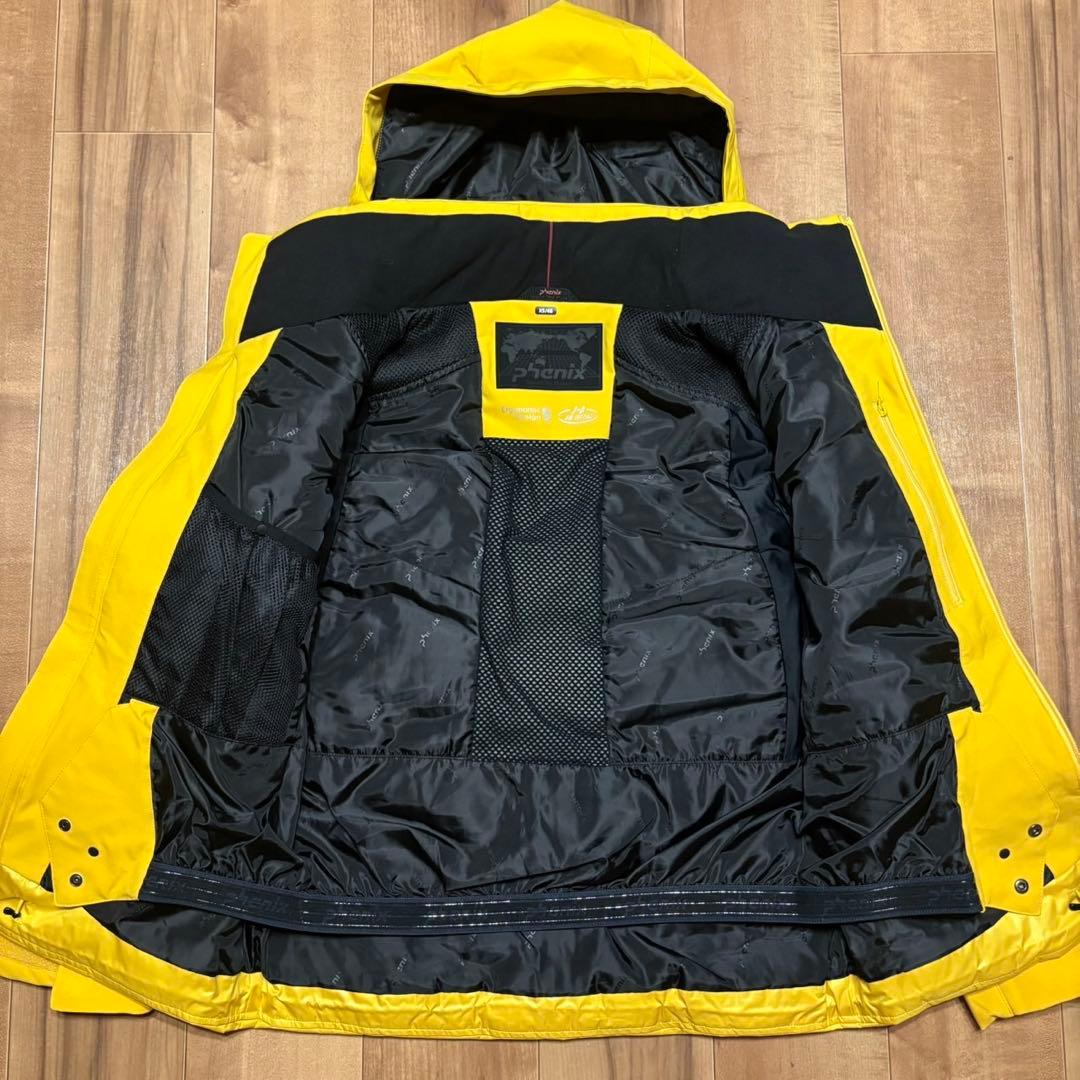Phenixスキーウェアハイブリッドレガシージャケット Sイエロー フェニックス