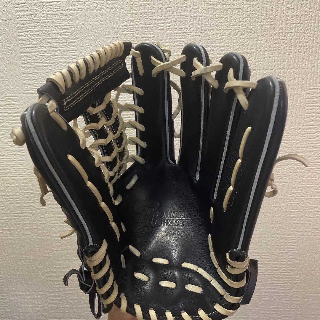 【手揉み型付け加工】和牛jb 硬式 一般 外野手用 渡会モデル