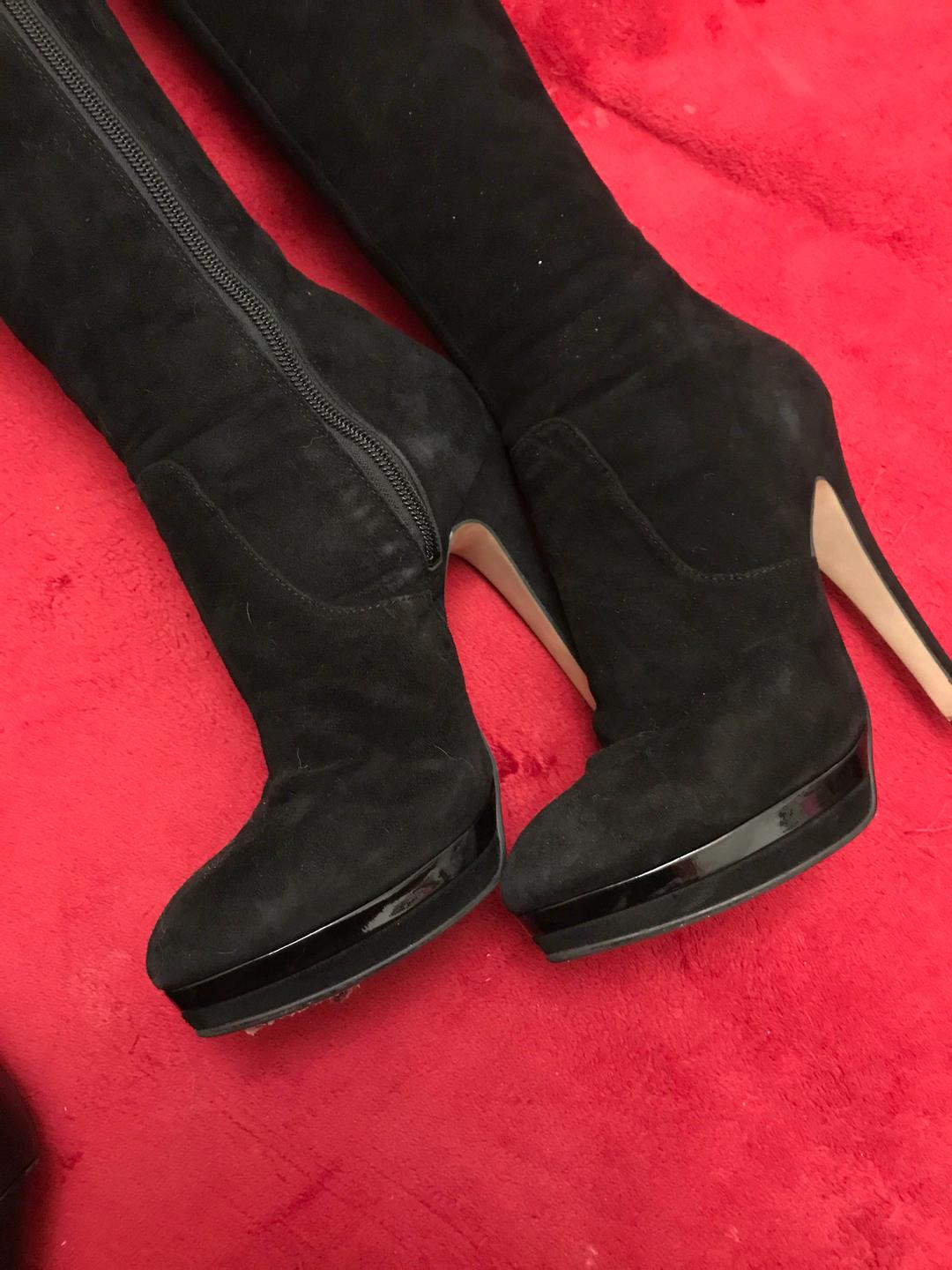 ♡Comex★本革スエード★ニーハイブーツ