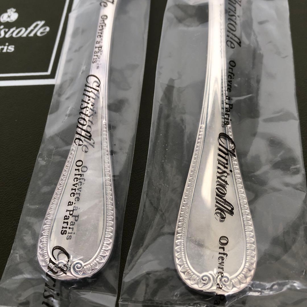 未使用　Christofle マルメゾン　テーブルスプーン＆テーブルフォーク