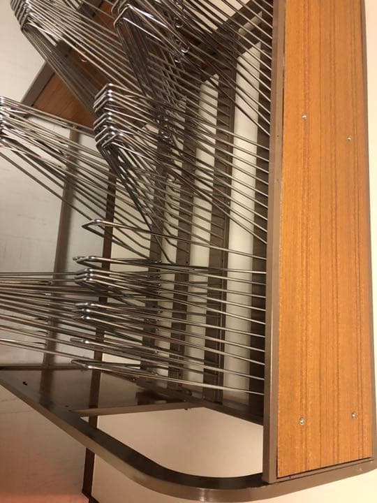 店舗什器　スラックスハンガーラック　レトロ　インダストリアル　ミッドセンチュリー