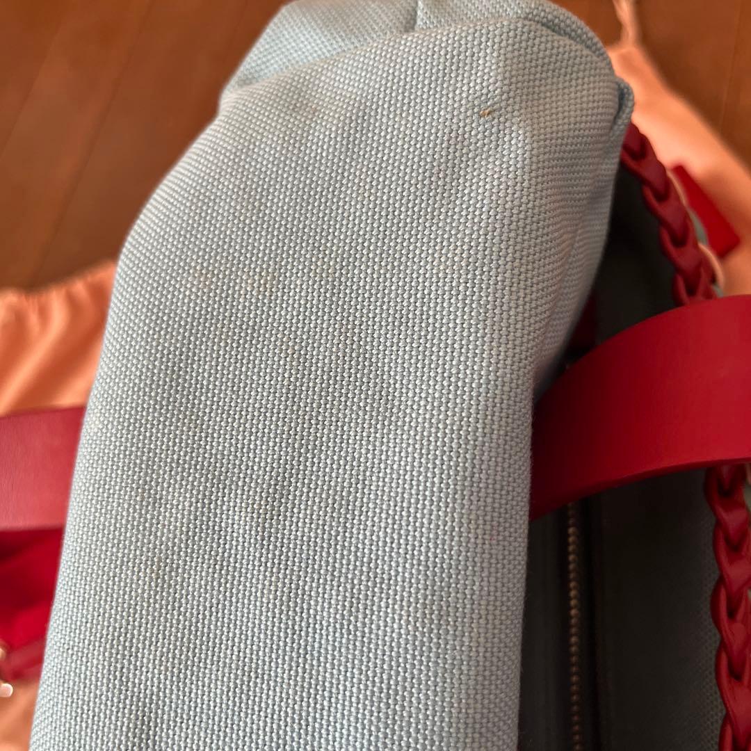 miu miu 2Way かごバッグ イントレッチオ 5BA007 レッド